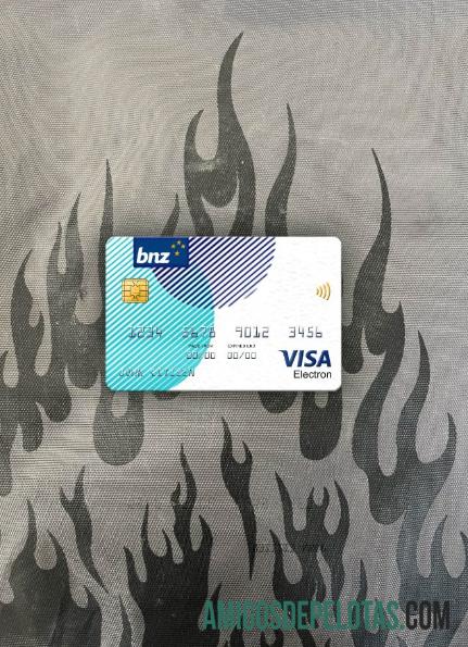 Nova Zelândia BNZ Greymouth Bank Visa Electron Cartão Photolook Front baixar para verificação